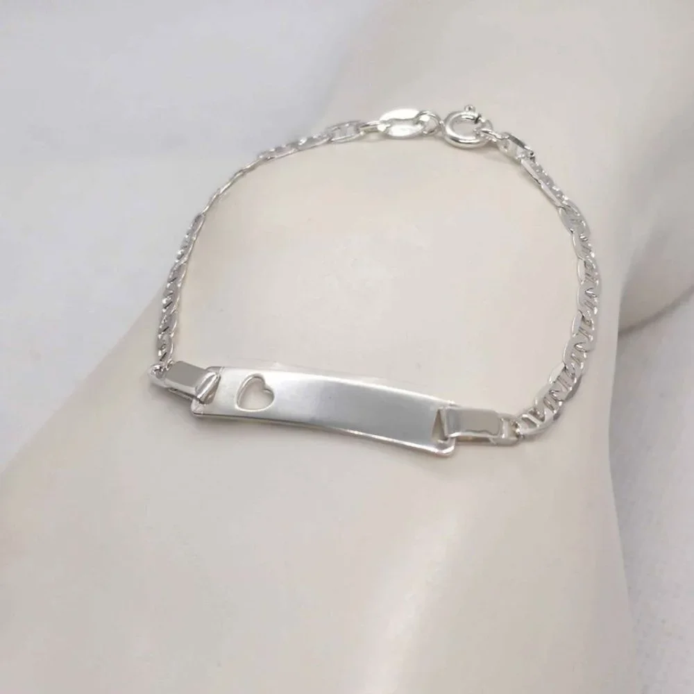 NEW   Sterling Silver 925 Heart Bracelet